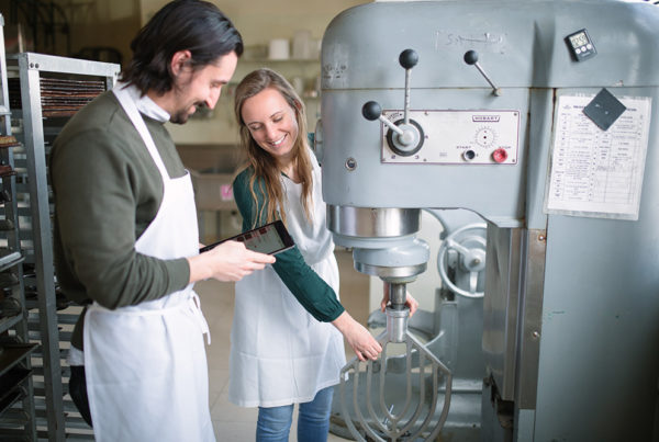 Ray and Paige show the Great Harvest Bread Company LMS as they work through a new training feature.