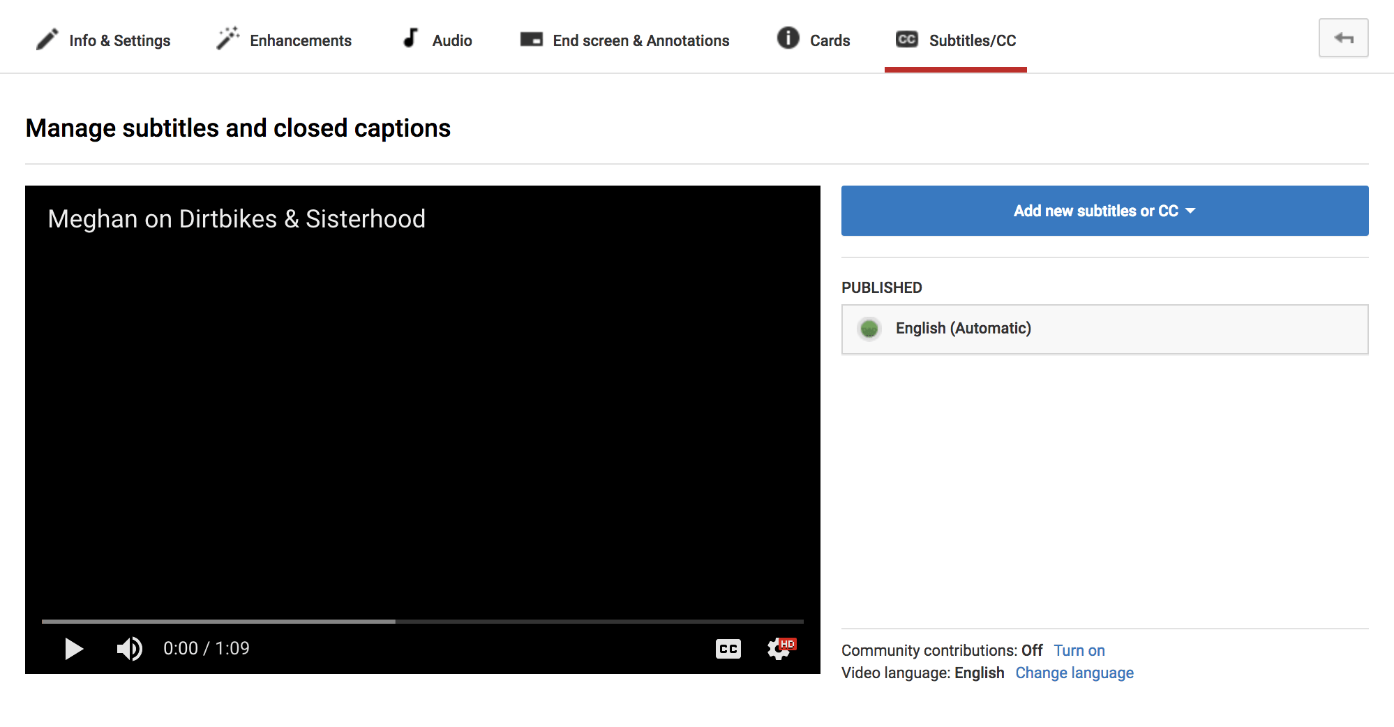 Wisetail video captions