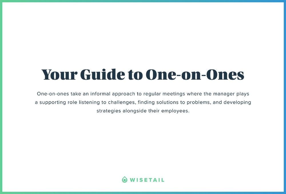 Download the Wisetail LMS guide to One-on-Ones.