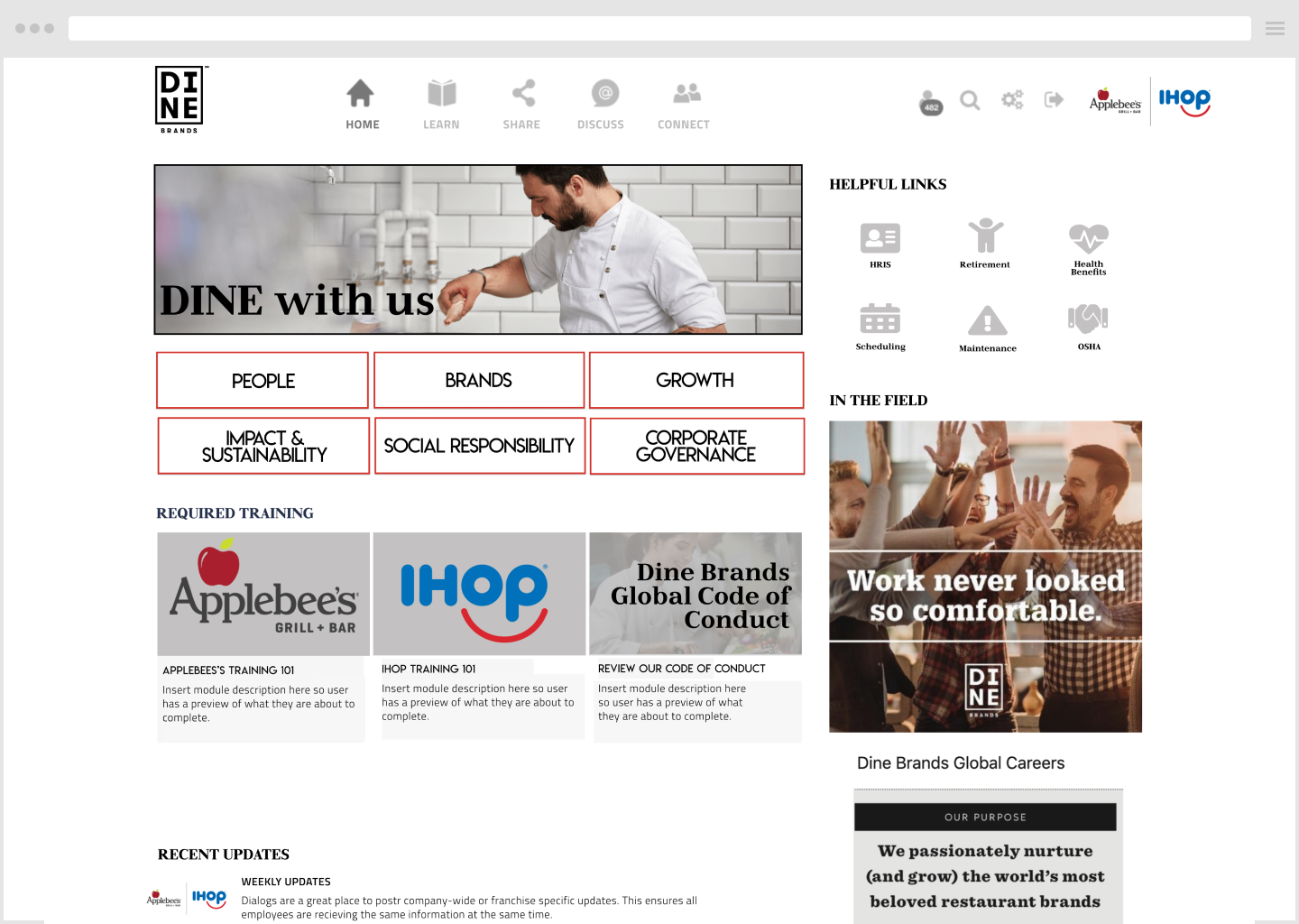 Browser Windowdinebrands
