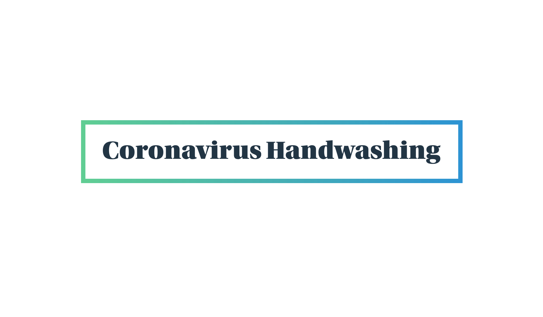 Wisetail Coronavirus Handwashing video thumbnail.