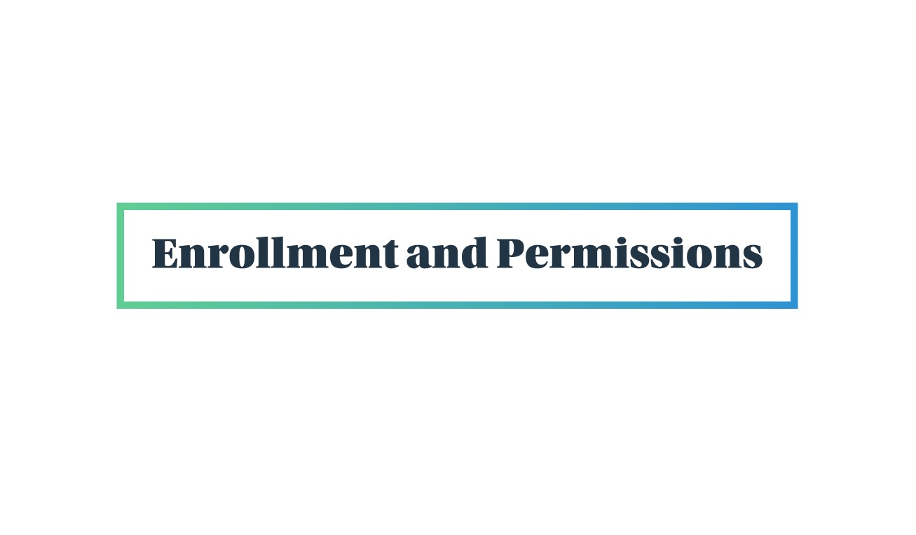 Wisetail LMS product webinar series presents enrollment and permissions.