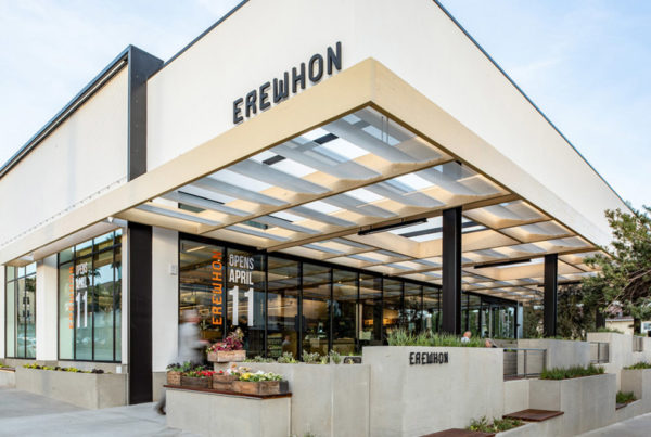 The outside of one of Wisetail LMS's clients, Erewhon Market.