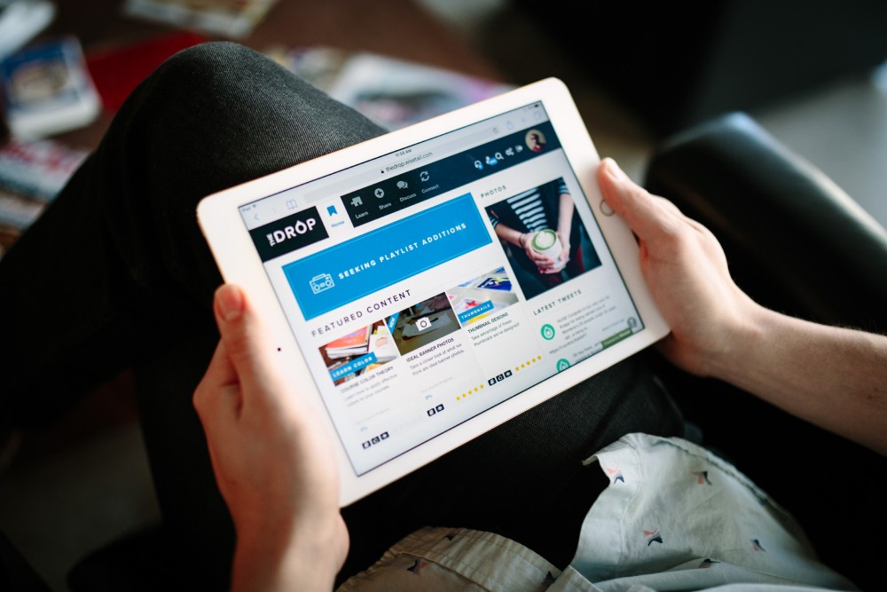 A picture of a Wisetail LMS on an iPad showcasing the Wisetail LMS gamification features.