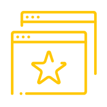 two website browser pages icon