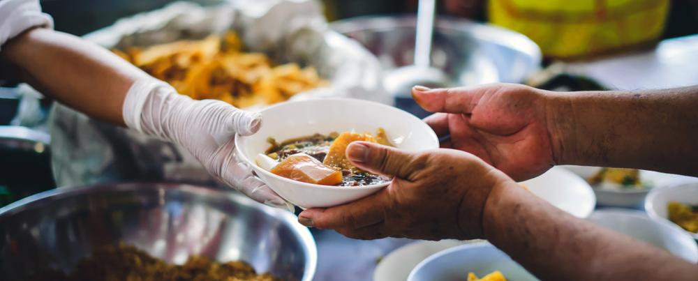 The concept of food needs, food shortages: free food distribution to the poor, food aid in human society