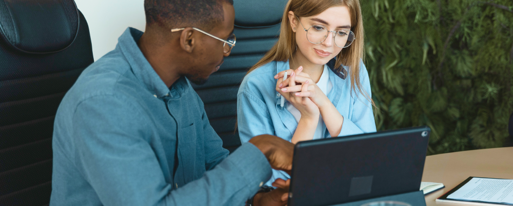 Employees discussing high turnover