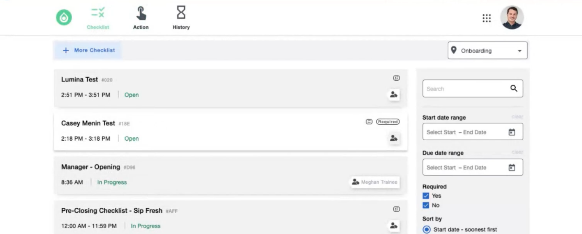 OnTrack can help your frontline workers organize their day.