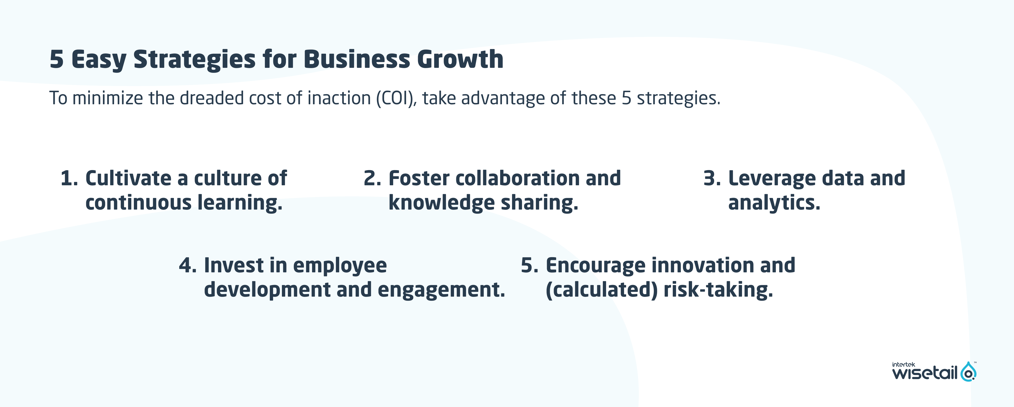 5 Easy Strategies for Business Growth Infographic